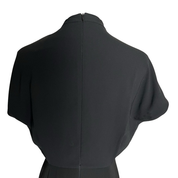MM.LaFleur Black Crepe Adelaide Dress NWOT Size 4 - Picture 13 of 16